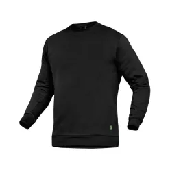 LEIB FLEX ALEX környakú pulóver fekete -3XL()