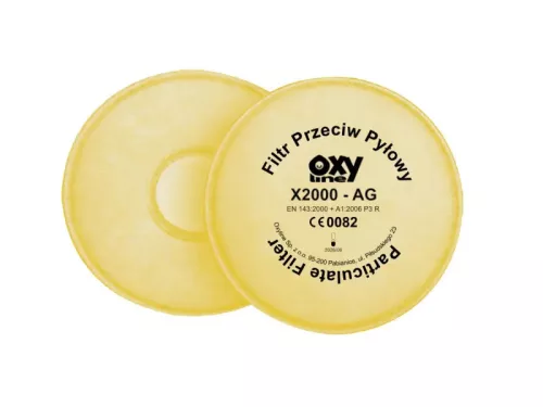 OXYLINE OXYPRO X2000-AG P3R részecskeszűrő aktív szénréteggel (2 db)
