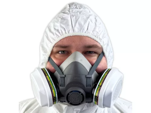 OXYLINE OXYPRO X6 félálarc TPR gumiból bajonett zárral -L()