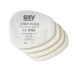   OXYLINE X7N11 P2 R D részecske előszűrő, X701 A1, X702 A1, X703, ABEK1, 4 db/csom()