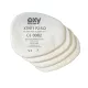 OXYLINE X7N11 P2 R D részecske előszűrő, X701 A1, X702 A1, X703, ABEK1, 4 db/csom()