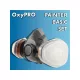 OXYPRO ZX6LA27N11P2-f festő alapkészlet 5 részes, maszk+szűrő+kiegészítők -L
