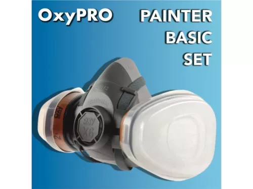 OXYPRO ZX6LA27N11P2-f festő alapkészlet 5 részes, maszk+szűrő+kiegészítők -L