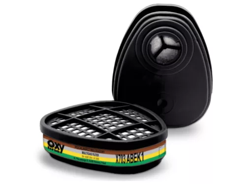 OXYPRO ZX6LABEK1-w vegyigáz elleni védelem alapkészlet 2 részes, maszk+szűrő, védődobozban -L