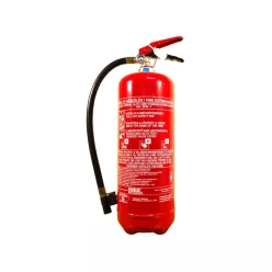   6 kg-os porral oltó tűzoltó készülék + fémfügg., olt. telj. 34A 233B C-OE 10, 1-9 db
