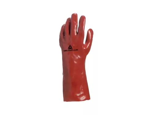 DELTA PLUS PVC védőkesztyű 35cm piros -10