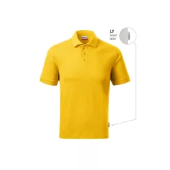 MALFINI RESIST HEAVY POLO férfi galléros póló fekete S