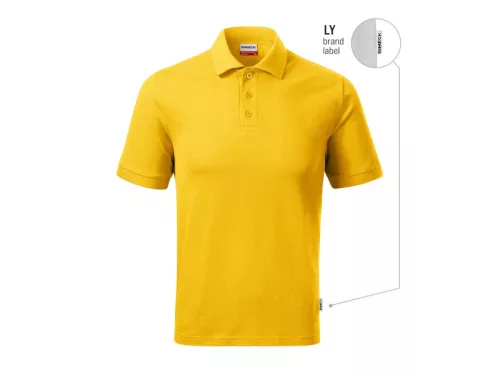 MALFINI RESIST HEAVY POLO férfi galléros póló fekete S