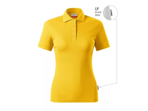 MALFINI RESIST HEAVY POLO női galléros póló ébenszürke -3XL