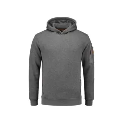 MALFINI PREMIUM HOODED férfi kapucnis pulóver tinta -M