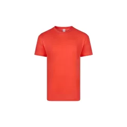   MUKUA Derby unisex rövid ujjú póló (155 gsm) fluo piros -S