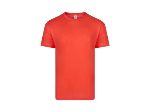 MUKUA Derby unisex rövid ujjú póló (155 gsm) fluo piros -S