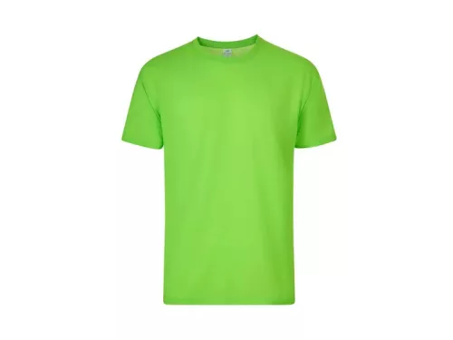 MUKUA Derby unisex rövid ujjú póló (155 gsm) fluo lime -5XL