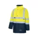 VIZWELL láthatósági 5 az 1-ben parka fluo sárga-tengerkék - 4XL