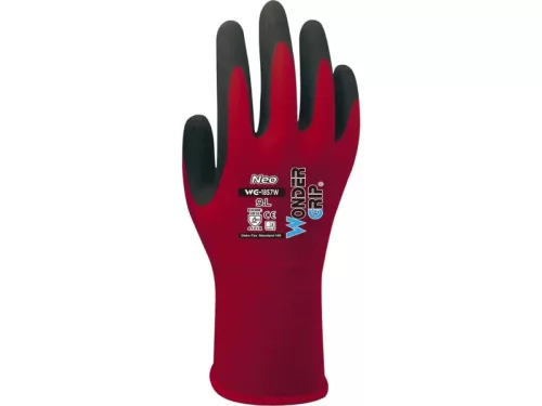 Wonder grip neo WG-1857 w védőkesztyű piros -xL/10 wonder munkavédelmi kesztyű
