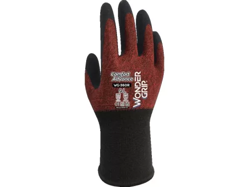 WONDER GRIP COMFORT ADVANCE WG-360R védőkesztyű piros -L/9()