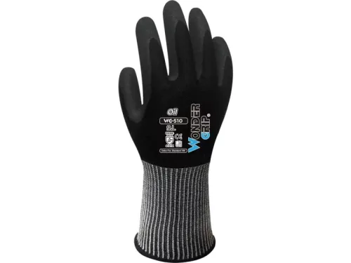 Wonder grip oil WG-510 védőkesztyű fekete -xL/10 wonder munkavédelmi kesztyű