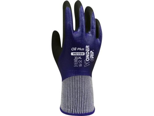 WONDER GRIP OIL PLUS WG-518W védőkesztyű sötétkék -L/9()