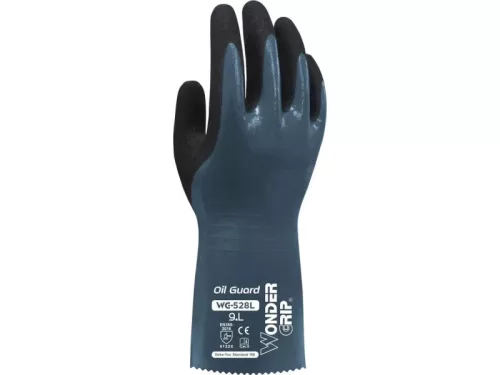 Wonder grip oil guard WG-528L védőkesztyű kék -L/9 wonder munkavédelmi kesztyű