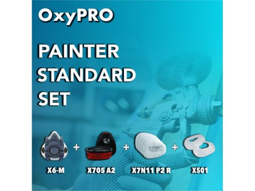 OXYPRO ZX6LA27N11P2-f festő alapkészlet 5 részes, maszk+szűrő+kiegészítők()