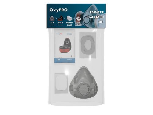 OXYPRO ZX6LA27N11P2-f festő alapkészlet 5 részes, maszk+szűrő+kiegészítők()