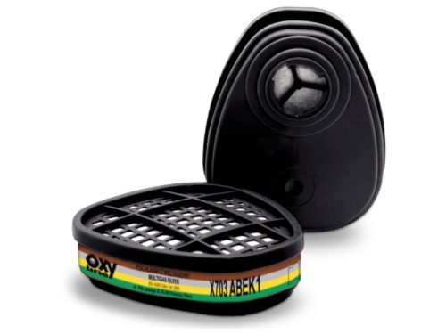 OXYPRO ZX6LABEK1-w vegyigáz elleni védelem alapkészlet 2 részes, maszk+szűrő, védődobozban()