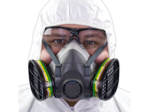 OXYPRO ZX6LABEK1-w vegyigáz elleni védelem alapkészlet 2 részes, maszk+szűrő, védődobozban()