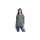 UTT ANL2455 női stretch 3/4 ujjú póló Heather grafitszürke -2XL