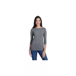   UTT ANL2455 női stretch 3/4 ujjú póló Heather grafitszürke -M