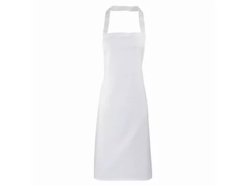 PREMIER PR102 unisex hosszú kötény fehér -U()