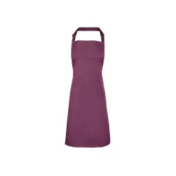   PREMIER PR150 unisex hosszú kötény állítható nyakpánttal 90cm padlizsán -U()