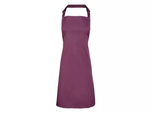 PREMIER PR150 unisex hosszú kötény állítható nyakpánttal 90cm padlizsán -U()