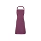 PREMIER PR150 unisex hosszú kötény állítható nyakpánttal 90cm padlizsán -U()
