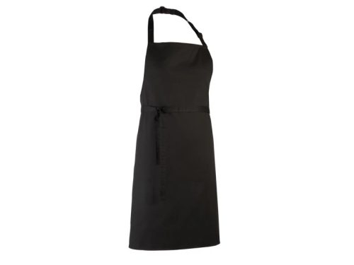 PREMIER PR150 unisex hosszú kötény állítható nyakpánttal 90cm fekete farmer -U()