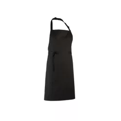   PREMIER PR150 unisex hosszú kötény állítható nyakpánttal 90cm fekete -U()