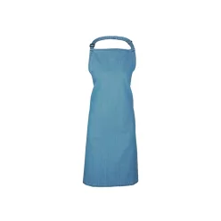   PREMIER PR150 unisex hosszú kötény állítható nyakpánttal 90cm kék farmer -U()