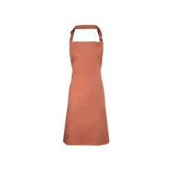   PREMIER PR150 unisex hosszú kötény állítható nyakpánttal 90cm gesztenye -U()