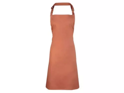 PREMIER PR150 unisex hosszú kötény állítható nyakpánttal 90cm gesztenye -U()