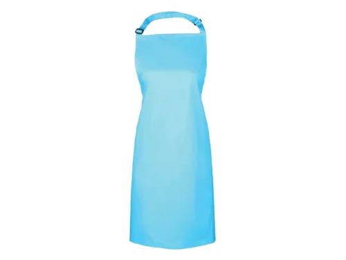 PREMIER PR150 unisex hosszú kötény állítható nyakpánttal 90cm cián -U()