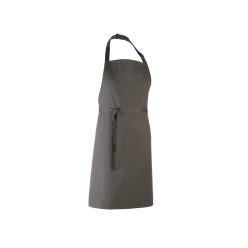   PREMIER PR150 unisex hosszú kötény állítható nyakpánttal 90cm sötétszürke -U()