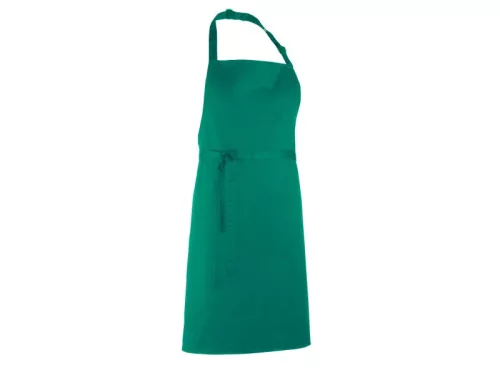 PREMIER PR150 unisex hosszú kötény állítható nyakpánttal 90cm smaragdzöld -U()