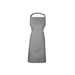   PREMIER PR150 unisex hosszú kötény állítható nyakpánttal 90cm szürke farmer -U()