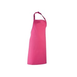   PREMIER PR150 unisex hosszú kötény állítható nyakpánttal 90cm sötét rózsa -U()