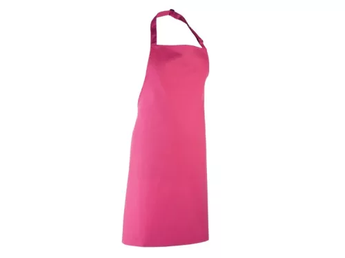 PREMIER PR150 unisex hosszú kötény állítható nyakpánttal 90cm sötét rózsa -U()