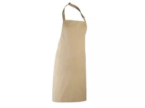 PREMIER PR150 unisex hosszú kötény állítható nyakpánttal 90cm Khaki -U()