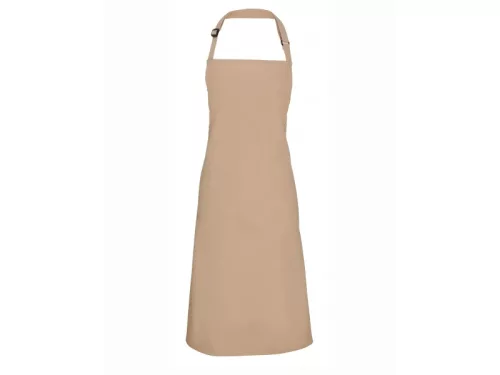 PREMIER PR150 unisex hosszú kötény állítható nyakpánttal 90cm tejszín -U()