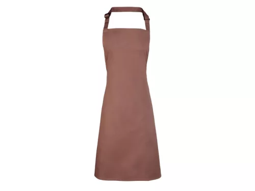PREMIER PR150 unisex hosszú kötény állítható nyakpánttal 90cm mokka -U()
