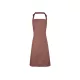 PREMIER PR150 unisex hosszú kötény állítható nyakpánttal 90cm mokka -U()
