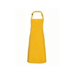   PREMIER PR150 unisex hosszú kötény állítható nyakpánttal 90cm mustár -U()