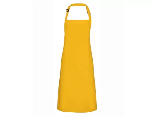 PREMIER PR150 unisex hosszú kötény állítható nyakpánttal 90cm mustár -U()